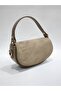Women's Suede Hand and Shoulder Baguette Bag - 4