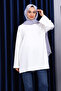 Ecru Embroidered Detailed Sweatshirt - 3
