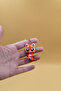 Star Eye Red Panda Keychain - Movable Keychain Bag Ornament Charm - 4