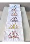 6-Piece 3D Embroidered Velvet Kitchen Towel (30x50) - 3