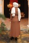 Tan Buttoned Knit Dress - 2