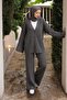 Smoked Thessaloniki Knitted Cardigan Trouser Knitwear Set