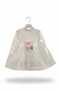 Long Sleeve Lace Tulle Detailed Newborn Baby Dress, Mevlütluk Dress