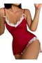 lingerie sets for women sexy Leopard Womens Nightgown Lace Womens Sexy Sleepwear dresses - 4