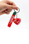 Heart Shaped Red Pvc Keychain – Eco-Friendly, Gift Valentine's Day - 2