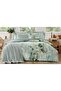 Nature Drip Double Bed Covered Duvet Cover Set - 4