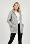 Women's Zippered Hooded Sweatshirt Cardigan Oversized Comfortable Fit - 2