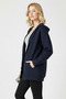 Women's Zippered Hooded Sweatshirt Cardigan Oversized Comfortable Fit - 2