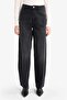 100% Cotton Baggy Fit High Waist Long Jean Trousers G1737Ax25Wn - 2