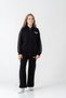 Sports Academy College Team Us-86 Embroidered Hooded Front Zipper Girls' Bottom Top Tracksuit Set