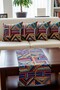4-Piece Throw Pillow Cover 1 Runner Set Special Design Punchable Soft Textured Throw Pillow