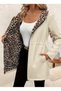 Women's Hooded Double-Sided Lace-Up and Zippered Viscose Two-Thread Fabric Jacket - 3