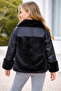 Gonca 385-12-25 Girl's Buttoned Front Stone Fur Detailed Leather-Look Jacket 5/11 Years Old - 5
