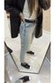 Ns-25578 Women's Ice Blue Jeans - 2