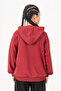 Zippered Hooded Girls' Sweatshirt - 26K 4536 - 3