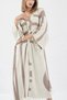 Organic Cotton Woven Design Long Kimono |   Beach Wear - 2