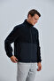 Men's coat men's fleece fabric panelled coat - 6