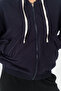 Zippered Hooded Girls' Sweatshirt - 26K 4536 - 6