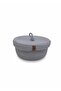 Natural Jute Bathroom Set – 6 Piece Organizer, Mat, and Laundry Basket - 4