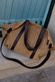 Sally Women's Nude Real Leather Suede Large Size Bag - 5