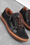 8207 Women's Genuine Leather Rubber Laced Anatomic Casual Shoes - 3
