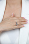 Silver Color Minimal Double Ball Detailed Adjustable Women's Ring - 2