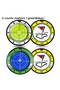 MULTI Golf Ball Marker for Putting Green Golf Accessories Gadgets Gifts Men Women Green Reader wit - 7