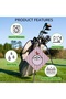 WHITE New Style Premium Golf Towel Double Sided Print Golf accessories Super Absorbent Quick Dry for - 3