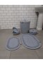 Natural Jute Bathroom Set – 6 Piece Organizer, Mat, and Laundry Basket