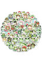 100PCS 100PCS Cute Cartoon Frog Stickers Creative Handbooks Phone Cases Laptop Suitcases Water Cups
