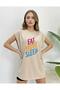 Eat Move Sleep Printed Women's Zero Arm Sleeveless Tshirt