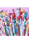 100Pcs 10-100Pcs Cute Cartoon Gel Pen 0.5mm Black Ink Kawaii Pens Student Writing Neutral Pen Statio - 6