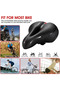 black Comfortable Seat Cushion for Men Women with Dual Shock Absorbing Ball Memory Foam Waterproof W - 6