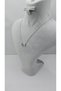 Silver Color-D Letter Necklace with Steel Heart Detail - 4
