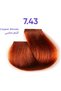 Hair Color Cream #7.43 Copper Blonde – Permanent Warm Blonde Hair Dye - 2
