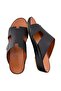 A E T Handmade Arabic Sandals For Men | Outdoor Mens Slippers Open Toe | Genuine Leather with Buckle - 2
