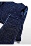 Mayoral Abel&Lula Girl's Pleated Pants Set Navy Blue - 4