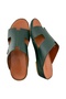 A E T Handmade Arabic Sandals For Men | Outdoor Mens Slippers Open Toe | Genuine Leather with Buckle - 2