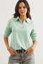Women's Water Green Polo Neck Thessaloniki Blouse Blz-19002810 - 2