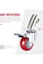 3 Packs Professional Swivel Caster Wheels Set - 6