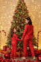 Thermal New Year's Mother-Daughter Pajama Set - 3