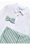 Mayoral Abel Lula Baby Boy Orchid Shirt Bow Tie and Shorts Set Green - 4