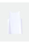 Lcw Kids White Crew Neck Girls' Undershirt Set of 2 - 4