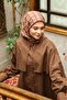 وشاح إيكوزين TN2103 بنمط هندسي 12-تان - 2