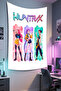 Demon Hunters Printed Wall Hanging – K-Pop Themed, High-Quality Fabric, Tapestry Wall Carpet - 2