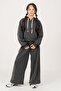 Oversized Cut Hooded Girls' Tracksuit Set- 26K 6502