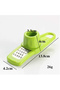Multifunctional Manual Garlic Nut Grater Green - 2