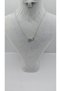 Silver Color-N Letter Necklace with Steel Heart Detail - 2