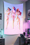 Demon Hunters Printed Wall Hanging – K-Pop Themed, High-Quality Fabric, Tapestry Wall Carpet - 2