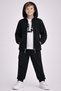 Gonca 330-12-25 Boy's Hooded Fleece Tracksuit Set Zippered Cardigan T-Shirt Pants Age 5/8 - 2